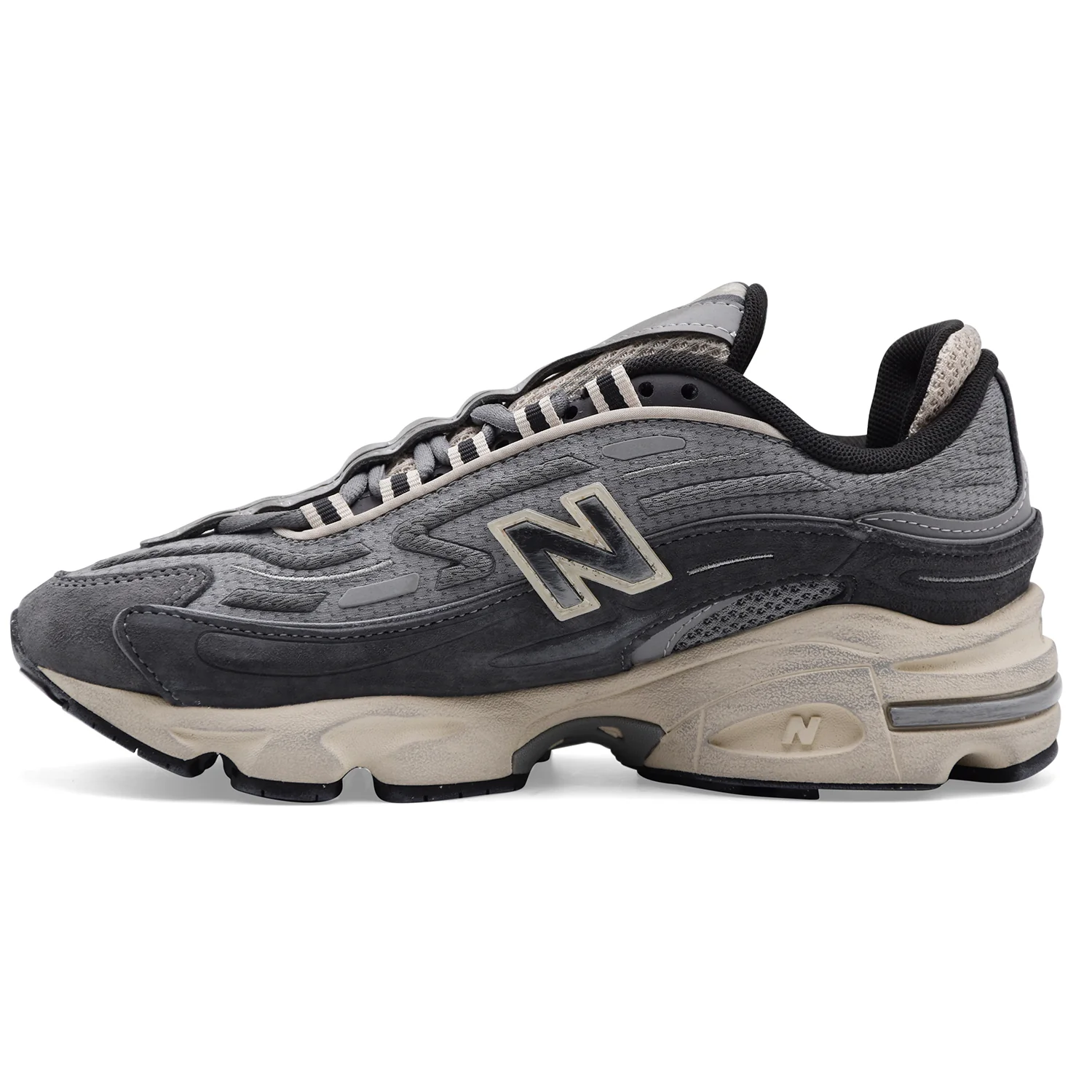 New Balance 1000 Sneakers Donna Grigio Ammortizzazione ABZORB - Image 4