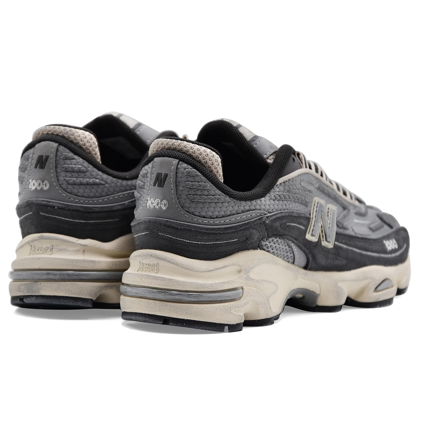 New Balance 1000 Sneakers Donna Grigio Ammortizzazione ABZORB - Image 5