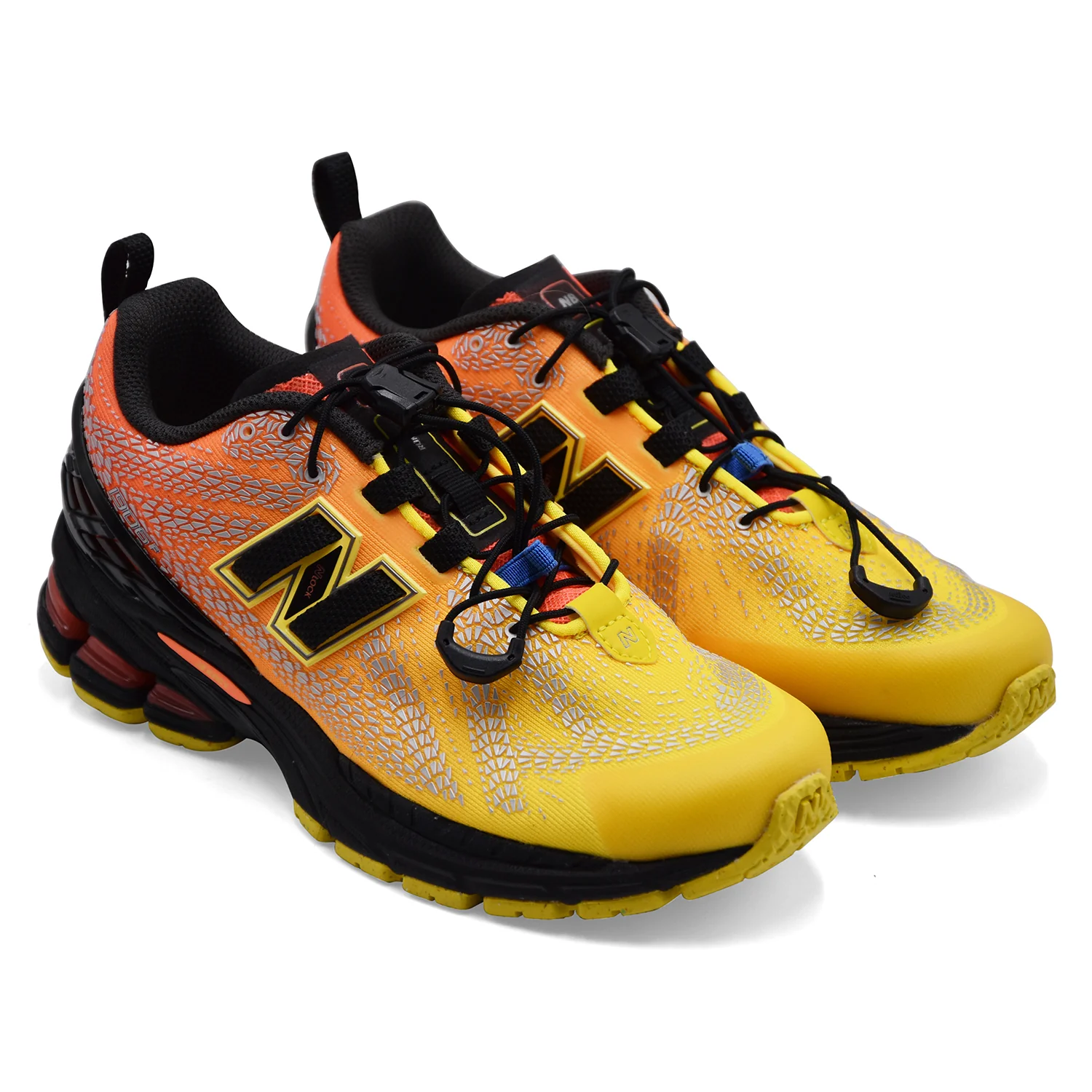 Sneakers New Balance Donna U19066QG Tessuto Giallo Arancione - Image 2