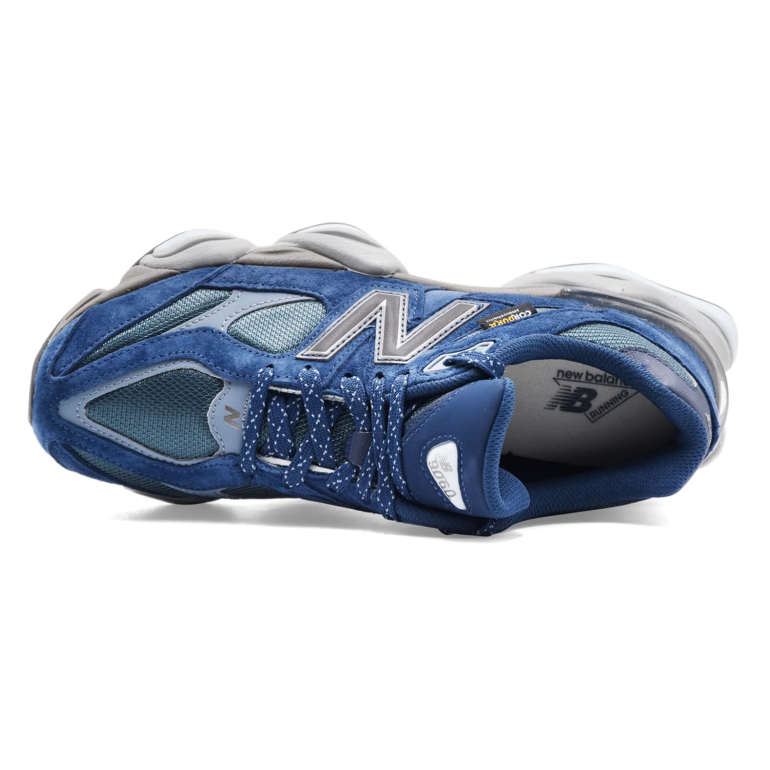 New Balance Uomo Sneakers U906023D In Camoscio Blu E Tessuto - Image 3