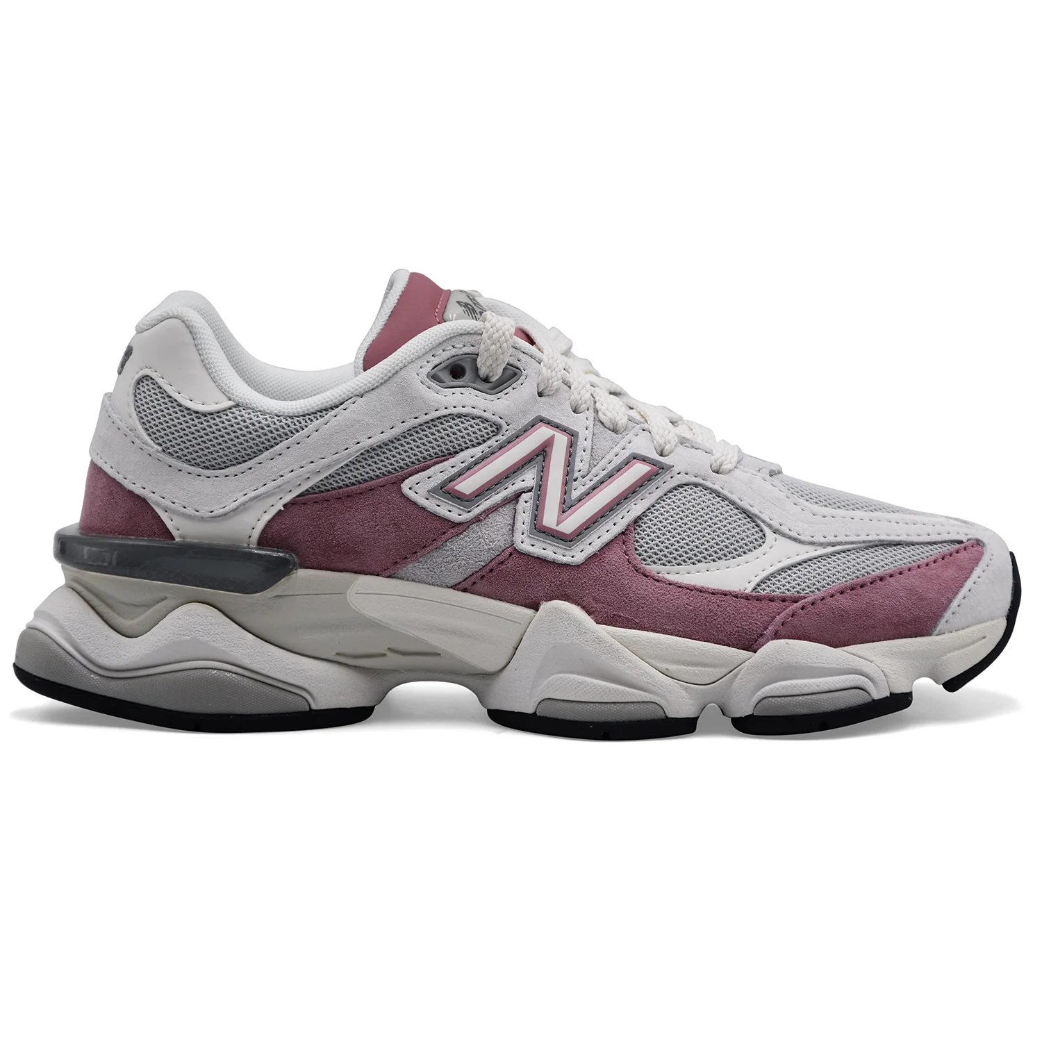 Sneakers New Balance U906040V Donna Mesh Suede Bianco Rosewood
