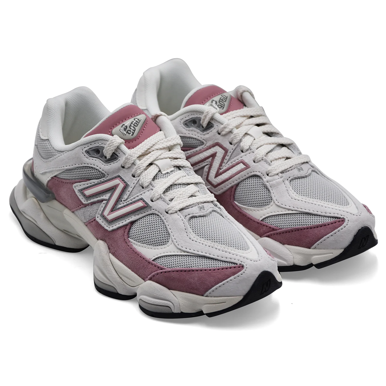 Sneakers New Balance U906040V Donna Mesh Suede Bianco Rosewood - Image 2