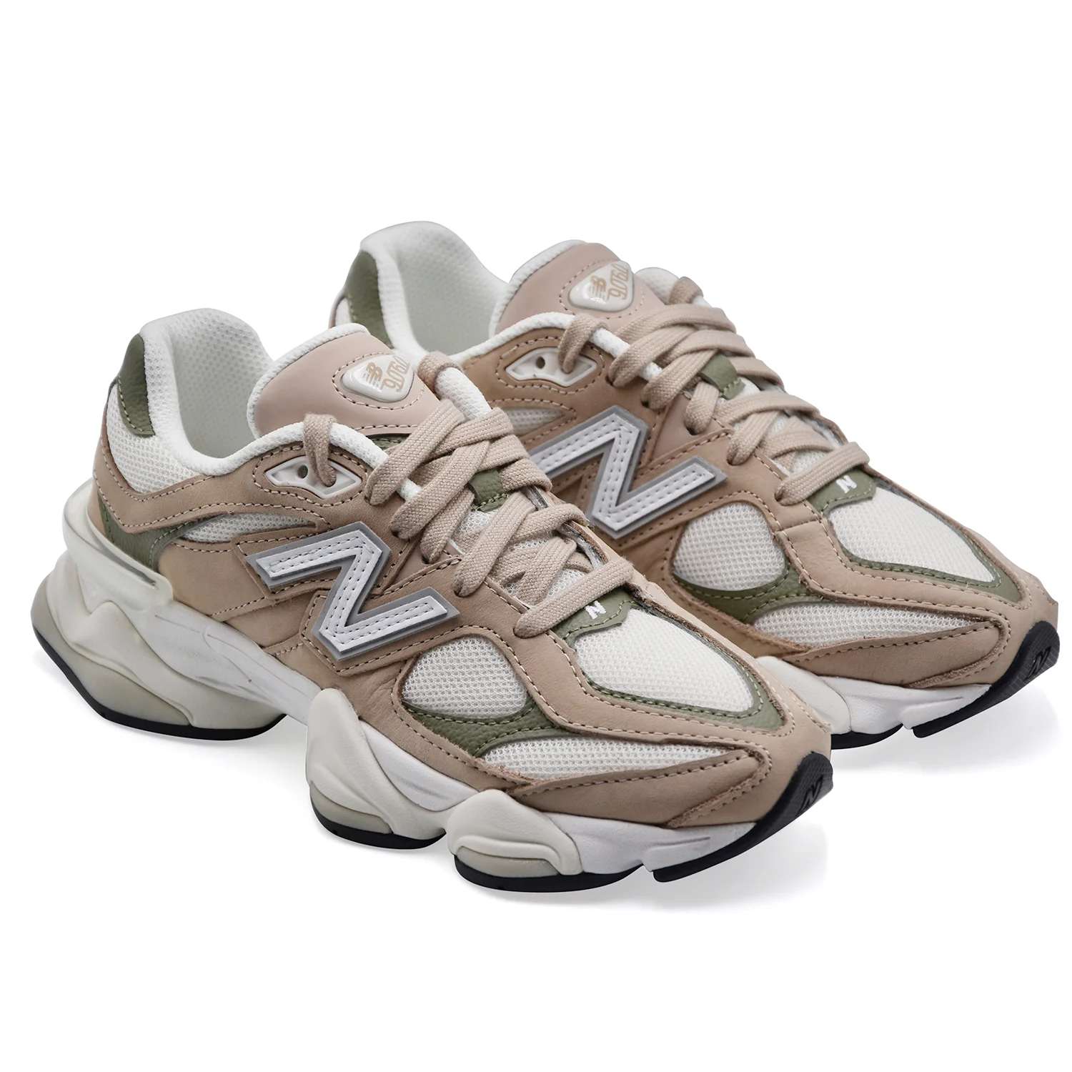 Sneakers New Balance U90606BI Donna Mindful Grey Dark Olivine - Image 2