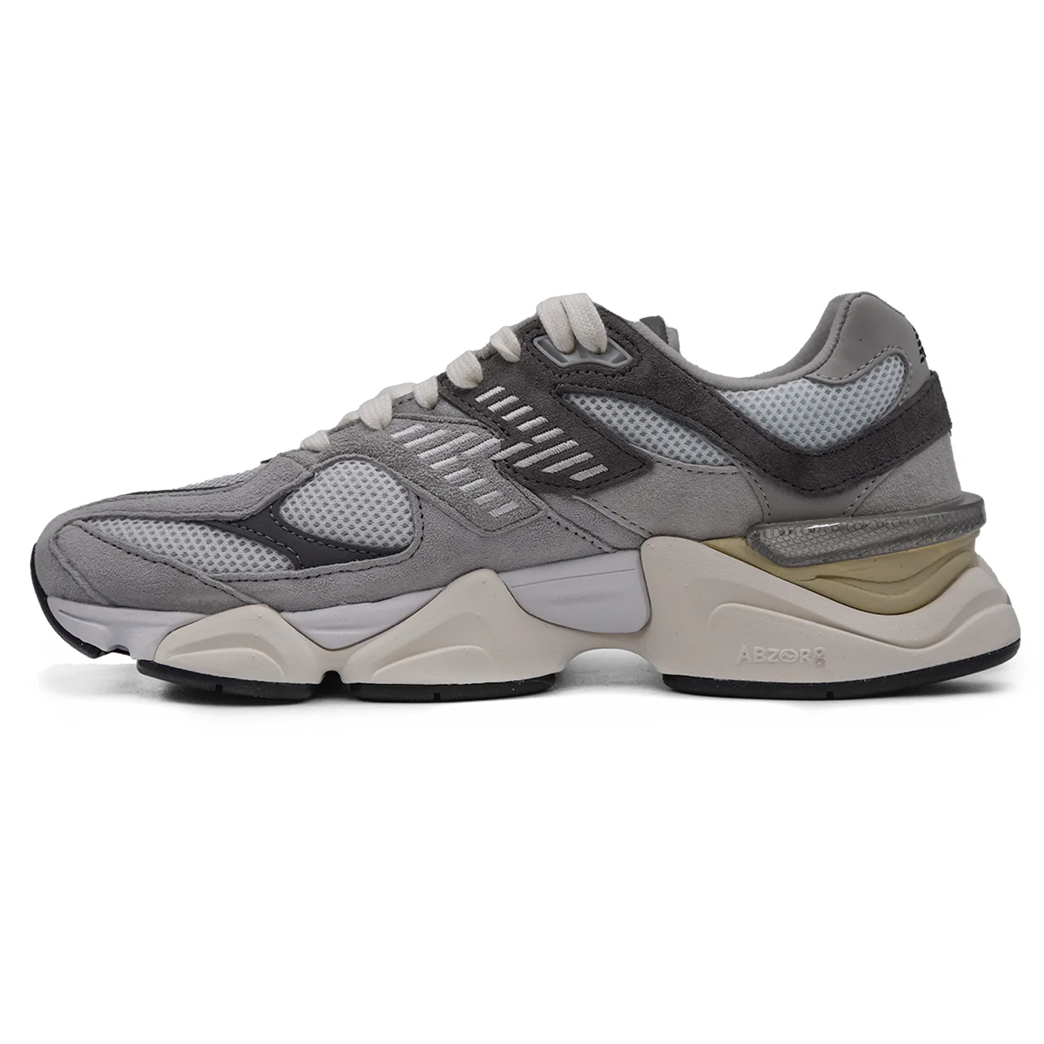New Balance Uomo Sneakers U9060GRY Grigio Dalle Linee Ondulate - Image 2