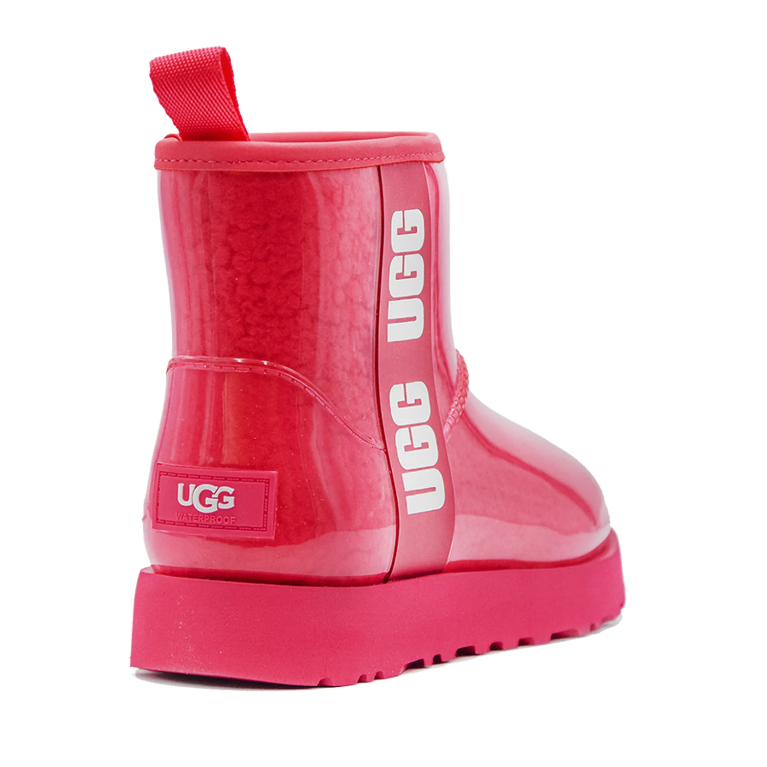 Ugg Clear Mini Rosa Stivaletti Donna Tomaia Monoblocco Iniezione - Image 4