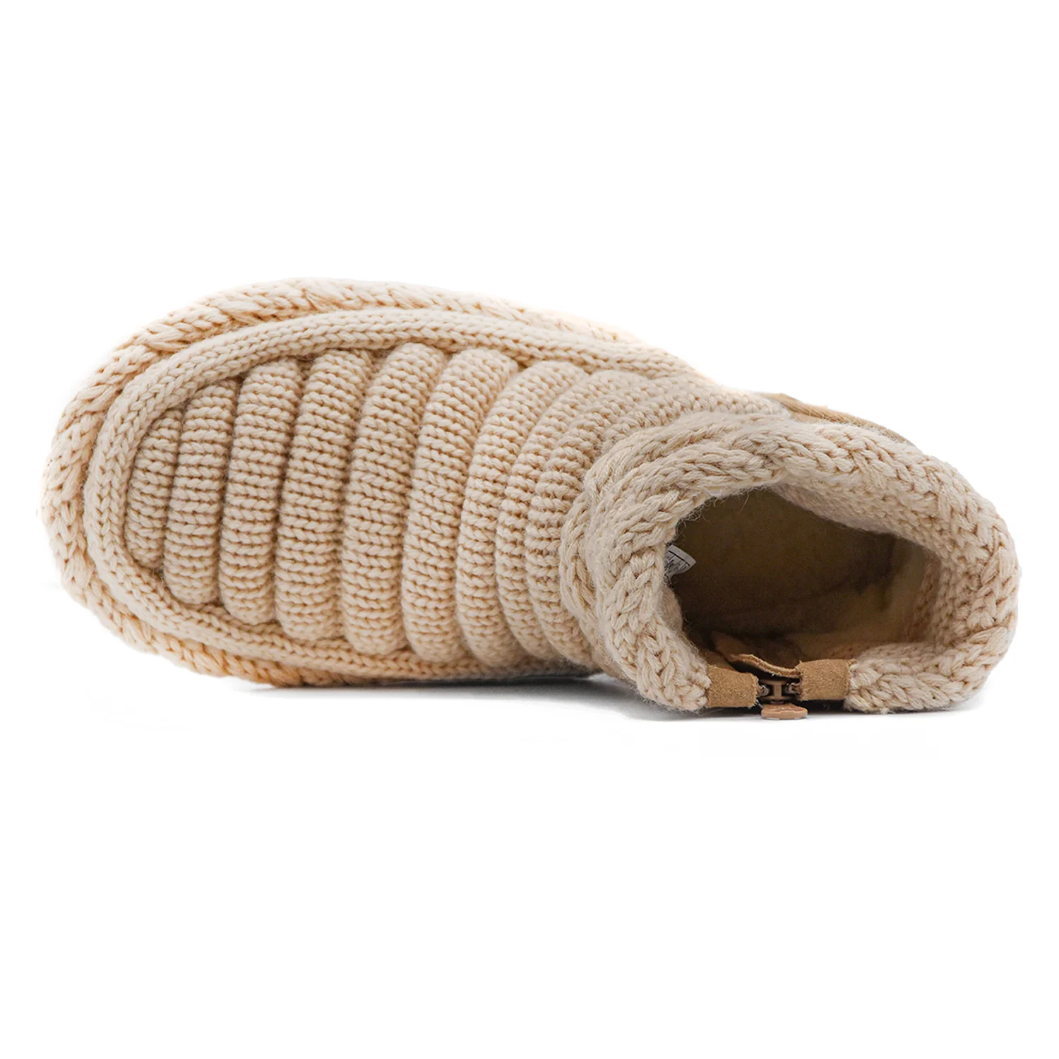 Ugg Chunky Knit Natural Donna Stivaletti Lavorazione Uncinetto - Image 3