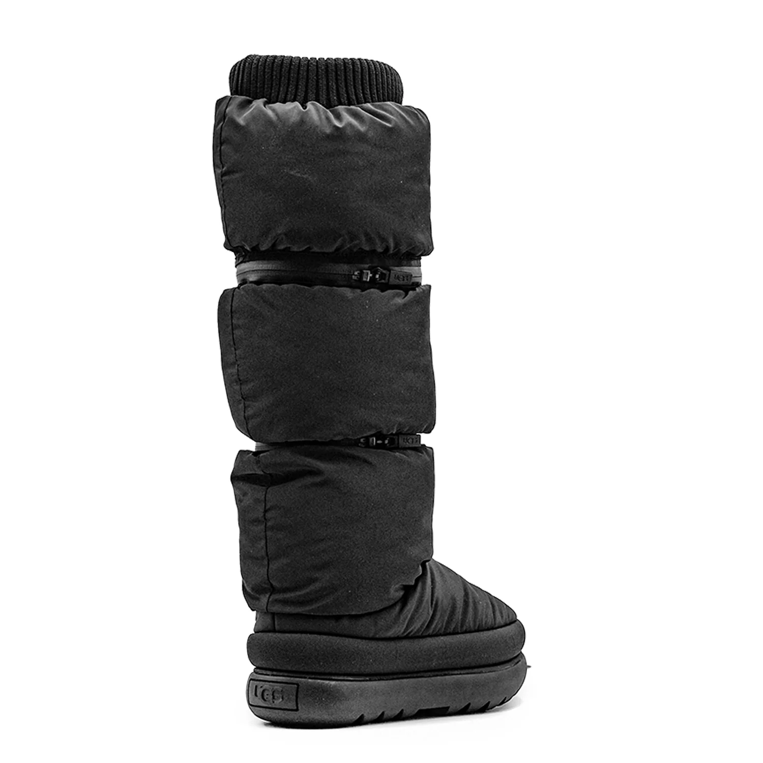 Ugg Maxi Ultra Tall Stivali Nero Gambale Regolabile In Altezza - Image 3