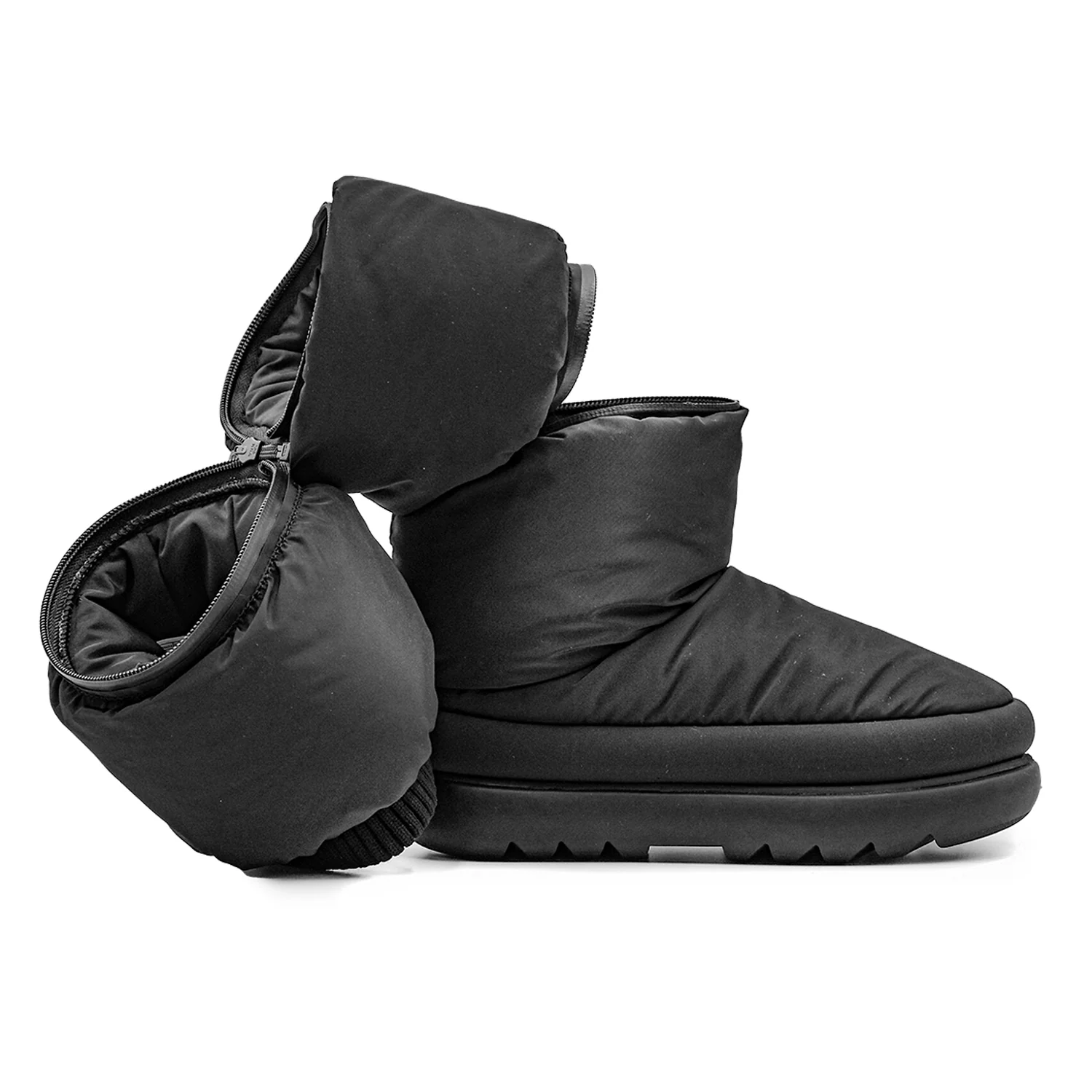 Ugg Maxi Ultra Tall Stivali Nero Gambale Regolabile In Altezza - Image 4
