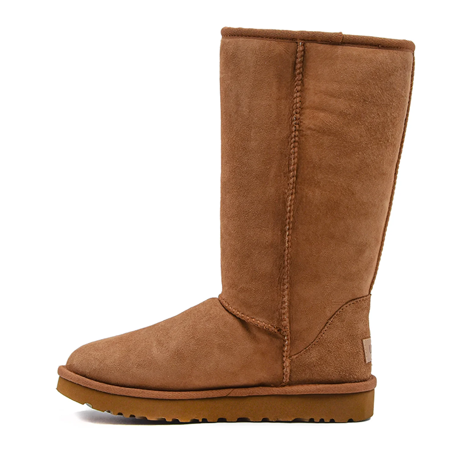 Stivali Ugg Tall Tabacco Dalle Cuciture Overlock Sulle Cuciture - Image 3