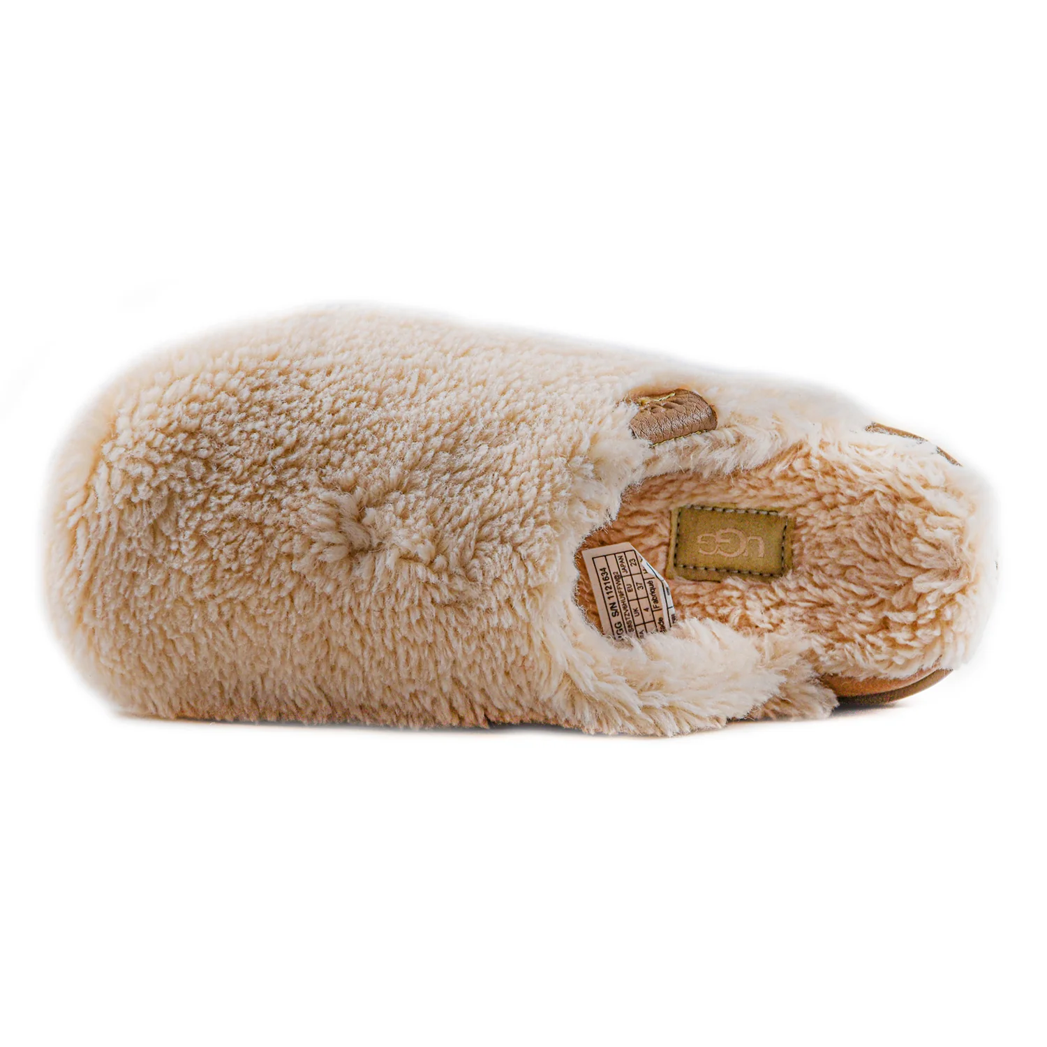 Ugg Sabot Fuzz Sugar Slide Naturale Donna Suola Schiuma SugarSole - Image 3