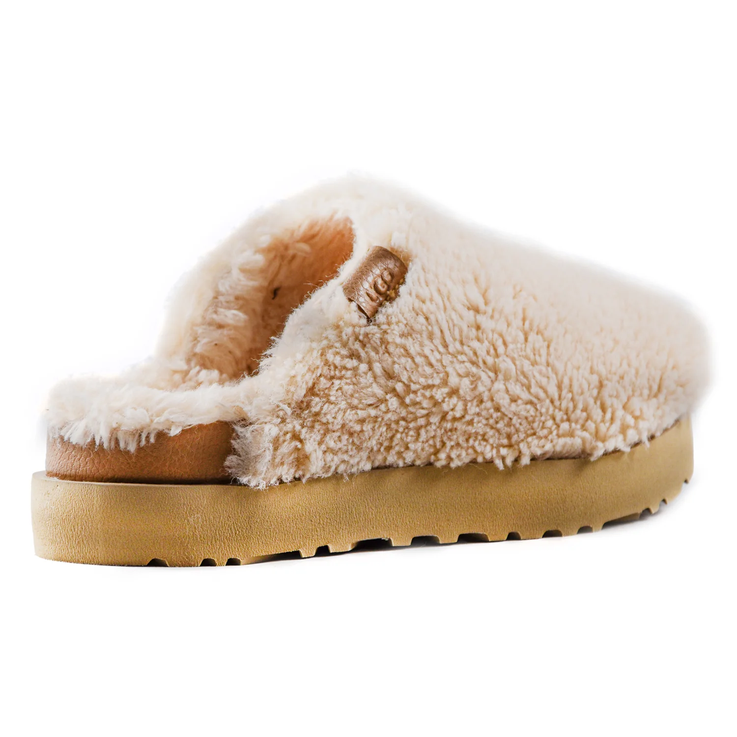 Ugg Sabot Fuzz Sugar Slide Naturale Donna Suola Schiuma SugarSole - Image 4