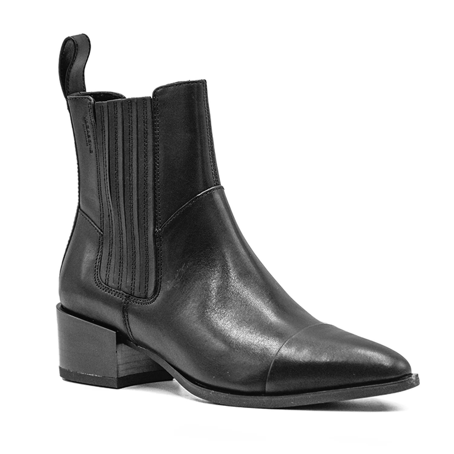 Stivaletti Donna Vagabond Nero Marja Dal Classico Stile Western - Image 4