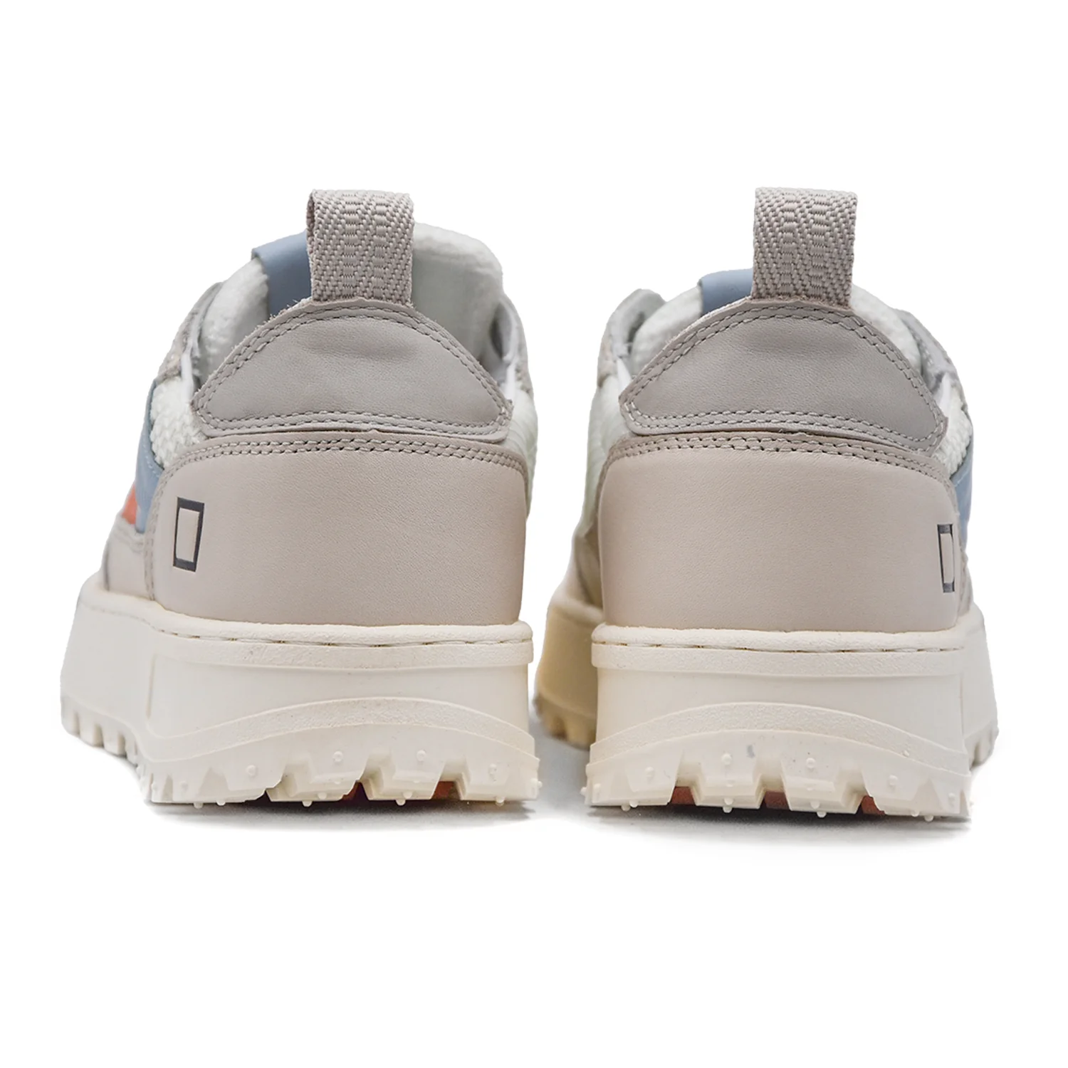 Sneakers D.A.T.E. Donna K2 Hybrid Crema Tomaia Dal Mix Materico - Image 5