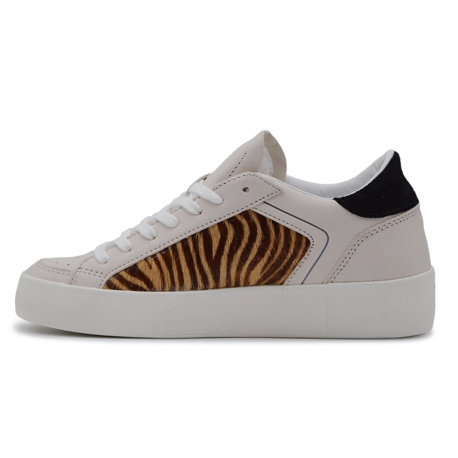 Sneakers D.A.T.E. Donna Hill Half Pop Zebra Contrasti Giocosi - Image 4