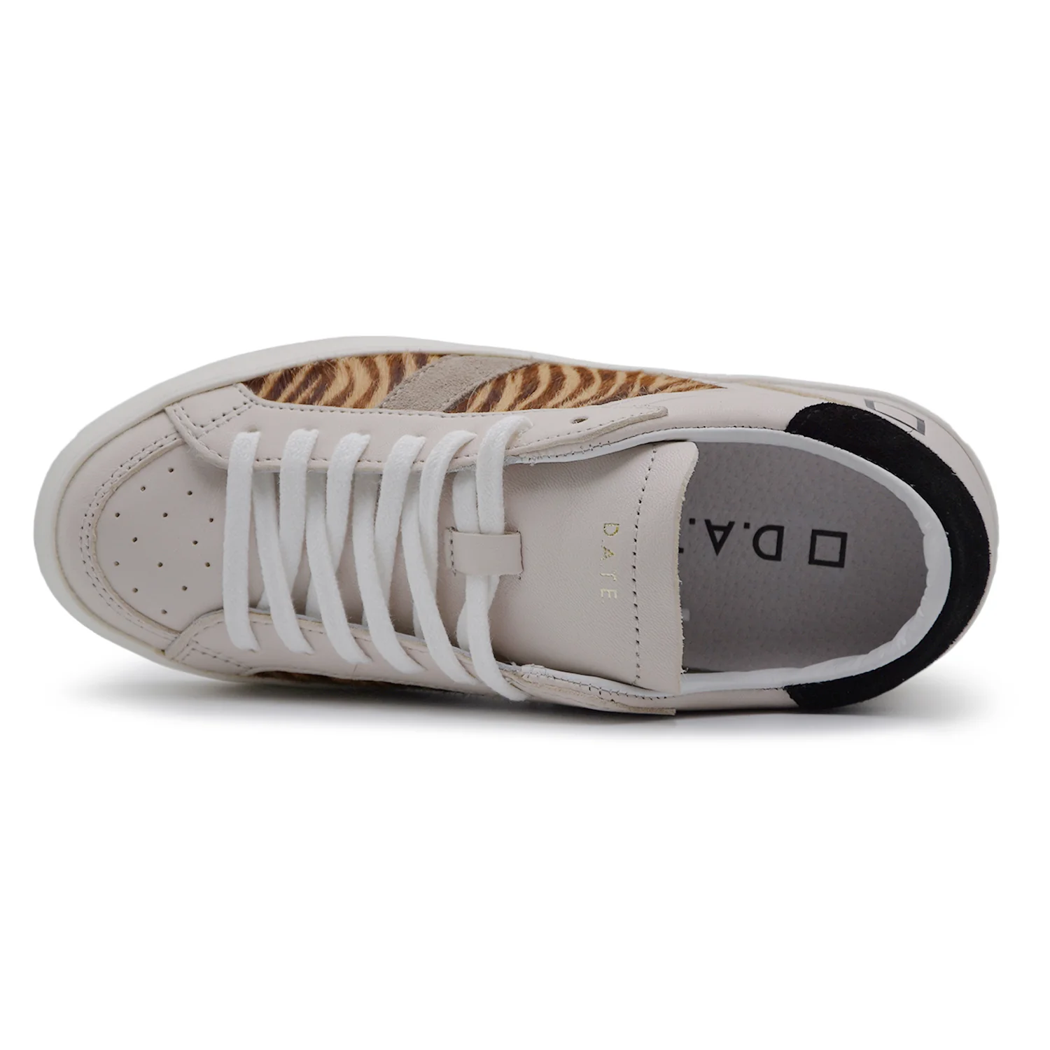 Sneakers D.A.T.E. Donna Hill Half Pop Zebra Contrasti Giocosi - Image 5