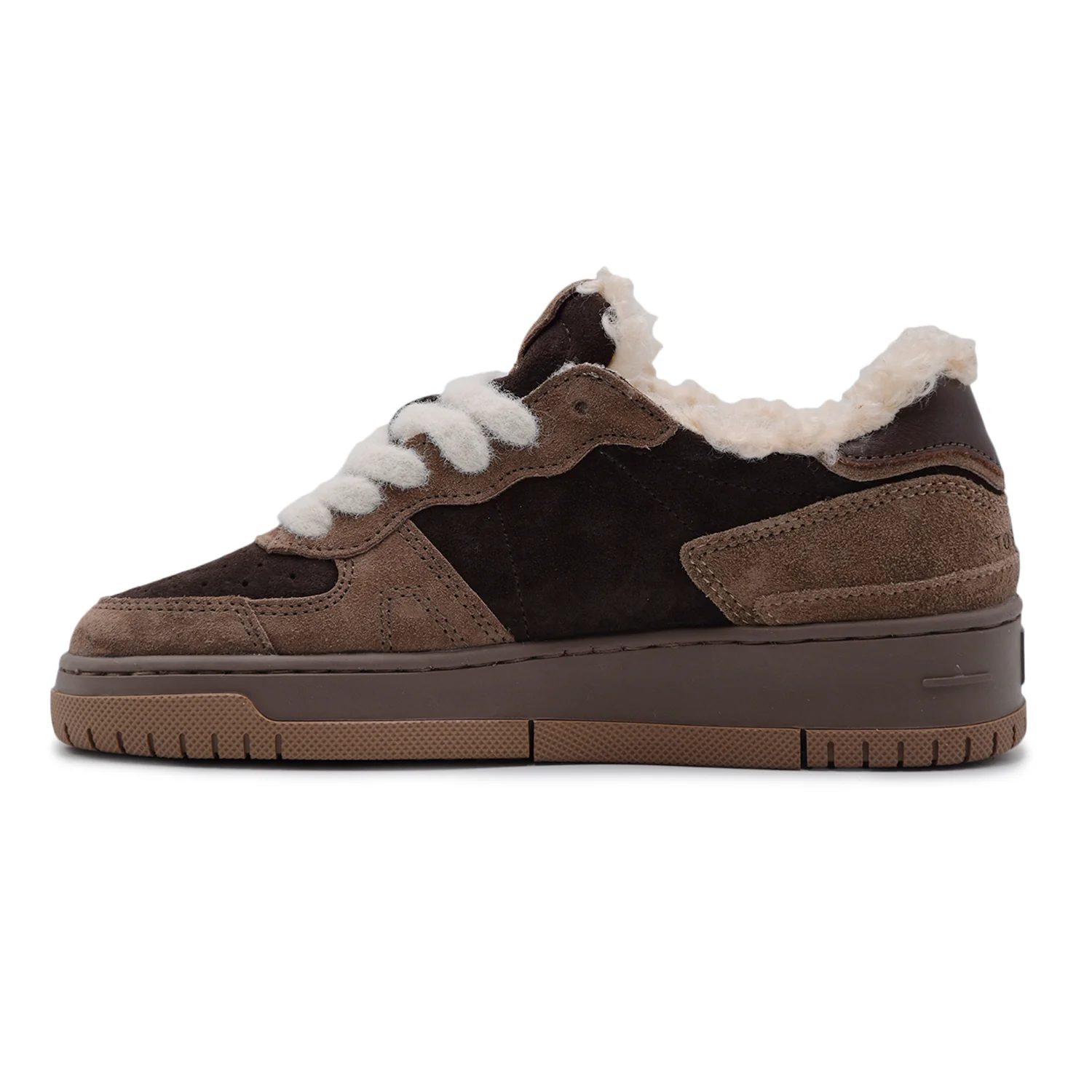 Sneakers D.A.T.E. Torneo Donna Pure Mono Chocolate Stile Basket - Image 4