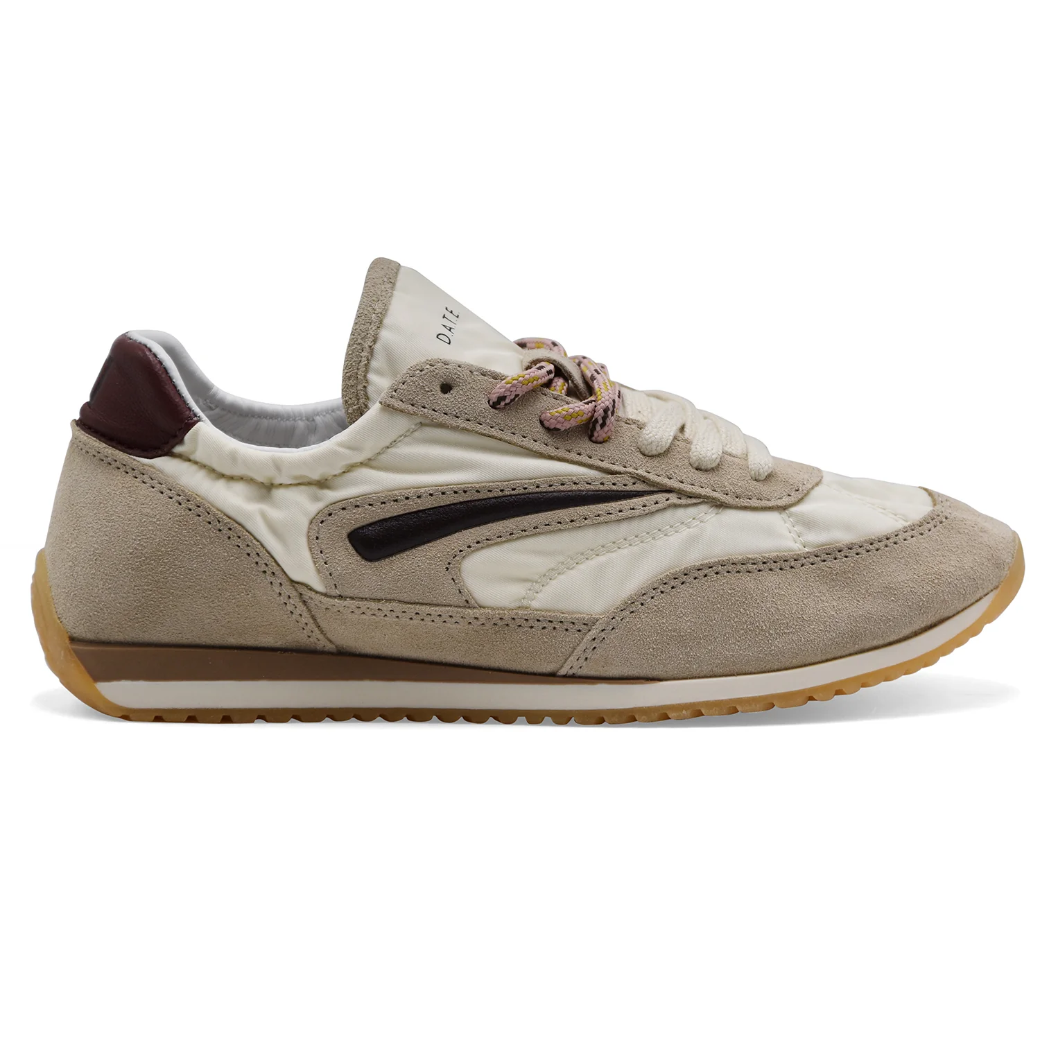Sneakers D.A.T.E. Donna Athleta Ballet In Nylon Colored Ivory