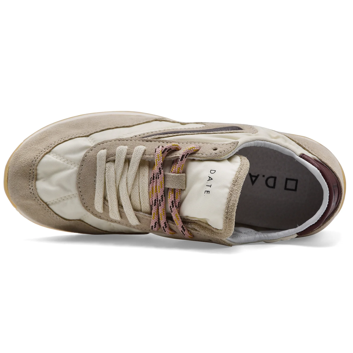 Sneakers D.A.T.E. Donna Athleta Ballet In Nylon Colored Ivory - Image 3