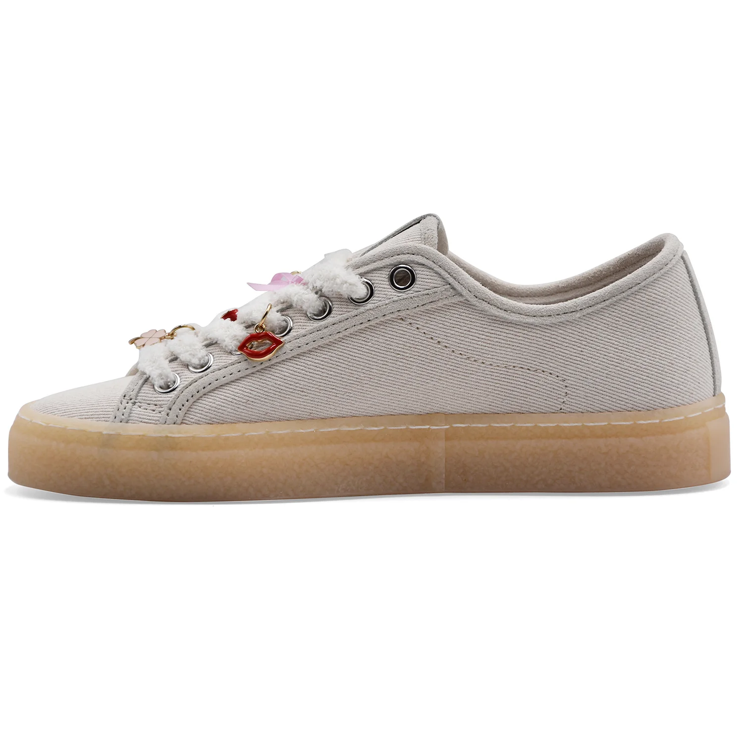 Sneakers Donna D.A.T.E. Tender Dream Avorio Look Casual Urban - Image 4