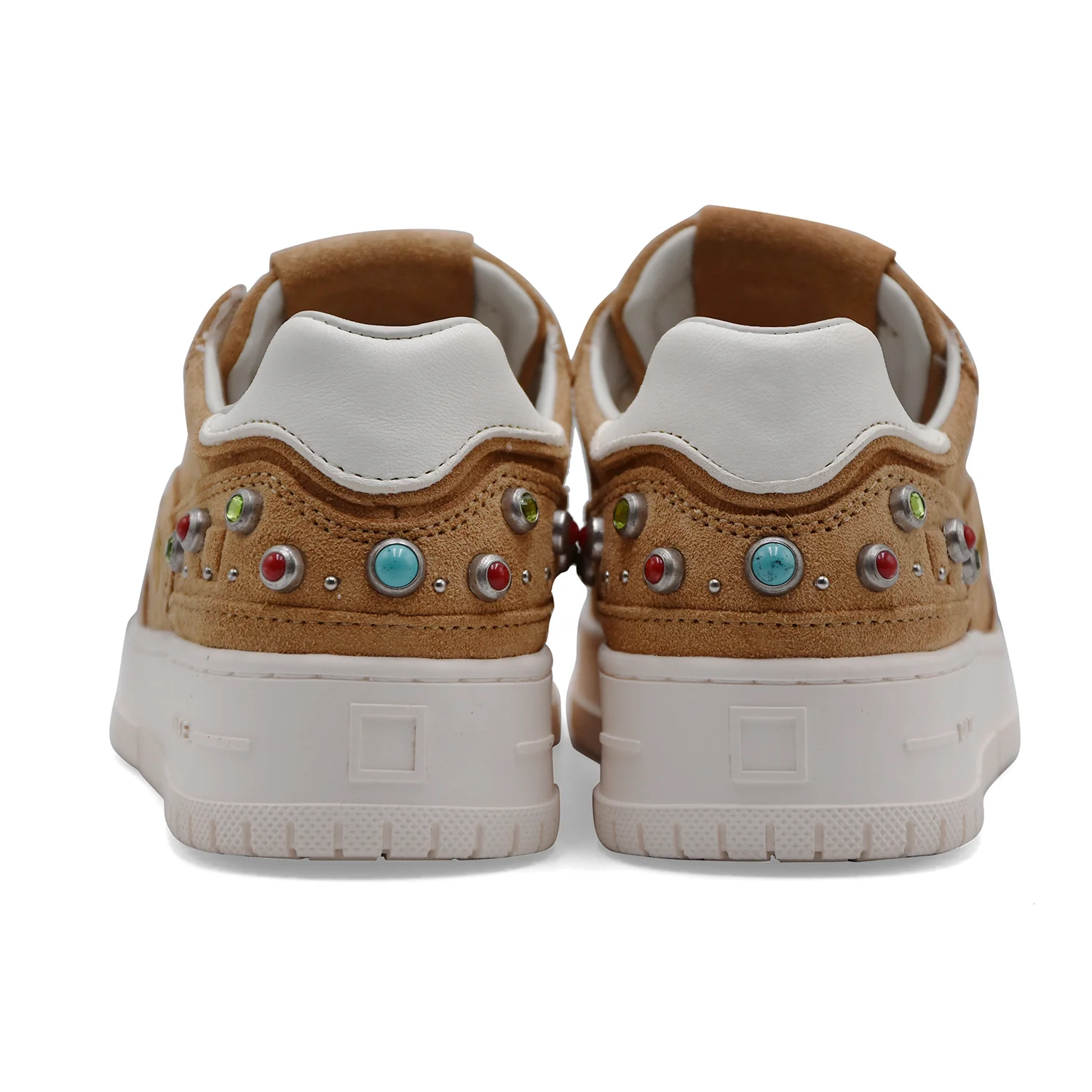 Sneakers D.A.T.E. Donna TORENO PURE STUDS CUOIO Pelle Scamosciata - Image 5