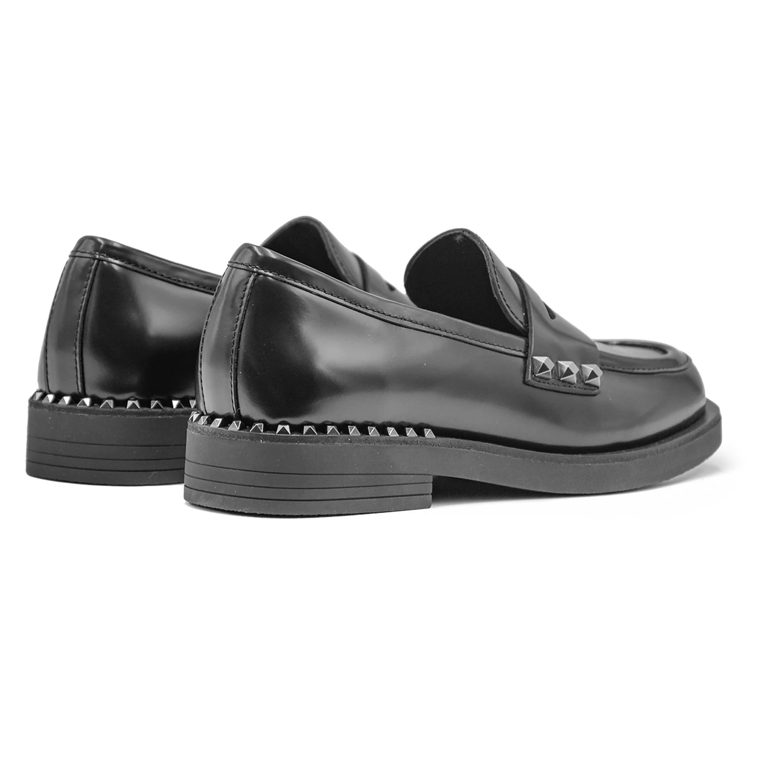 Ash Mocassini Whisper Studs Nero Donna Dal Look Smart-Casual - Image 3