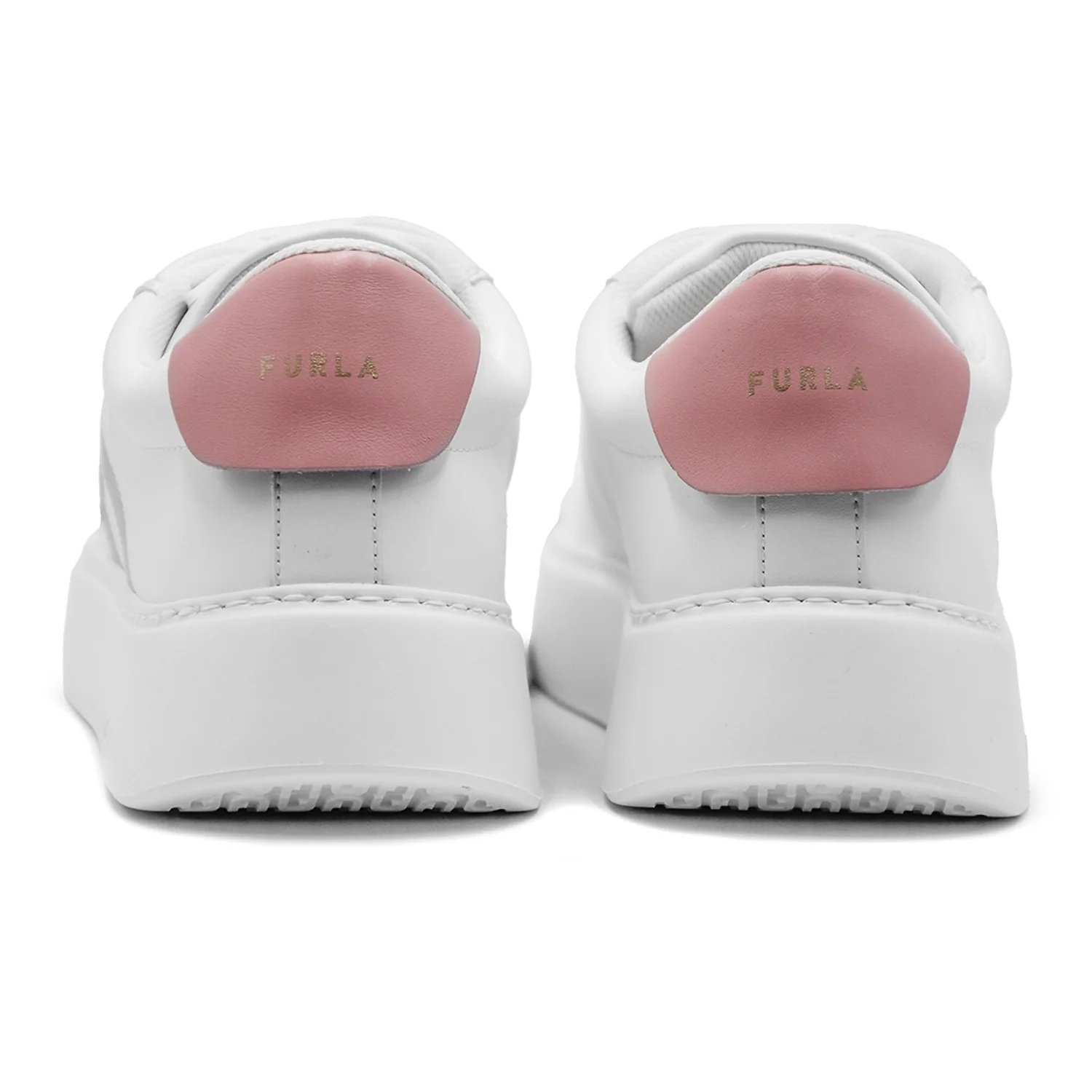 Sneakers Furla Bianco Donna Riproposte In Suola Alta Chunky - Image 3