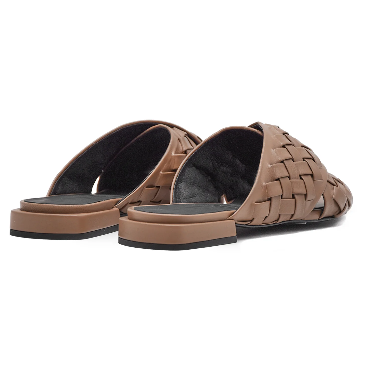 Sandali Furla Donna Taupe Gerla Cross Mule Comodo Ed Elegante - Image 3
