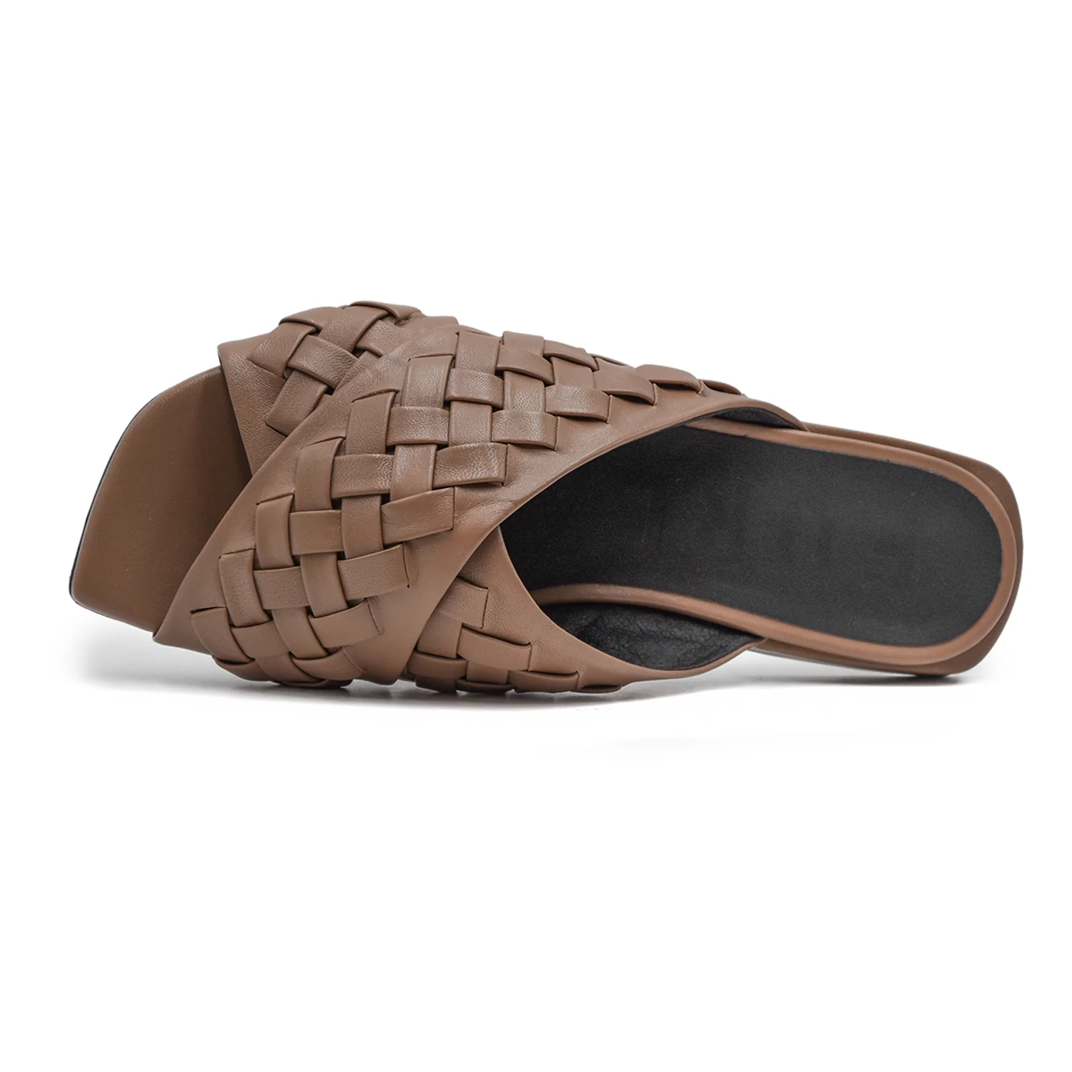 Sandali Furla Donna Taupe Gerla Cross Mule Comodo Ed Elegante - Image 5